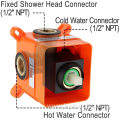 Square Wall Mounted Concealed Shower Set